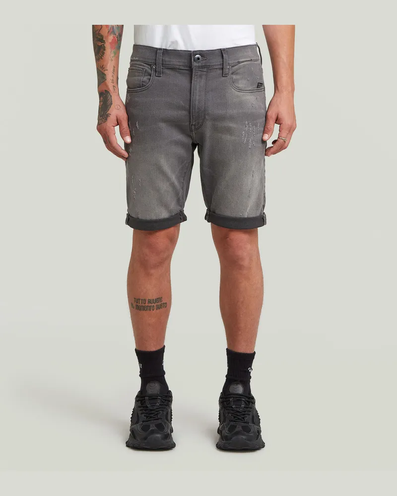 G-STAR RAW 3301 Slim Denim Shorts - Grau - Herren Grau
