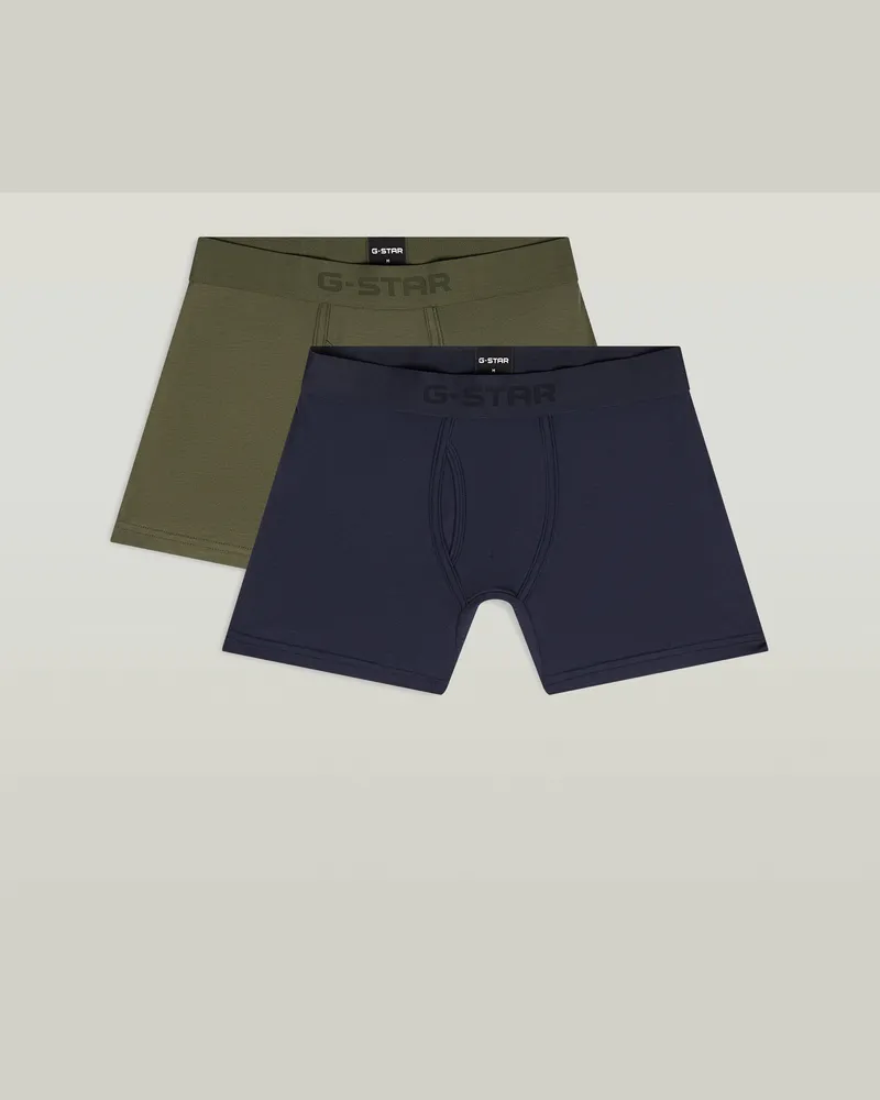 G-STAR RAW Boxer Brief 2er-Pack - Mehrfarbig - Herren Mehrfarbig