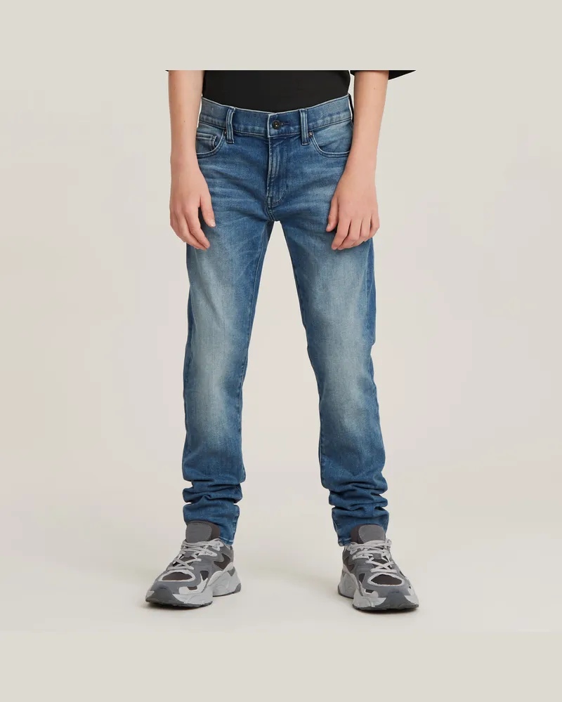 G-STAR RAW Jungen 3301 Slim Jeans - Mittelblau - jungen Mittelblau
