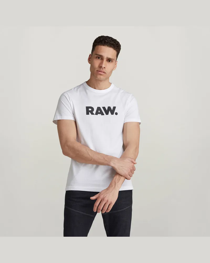 G-STAR RAW Holorn R T-Shirt - Weiß - Herren Weiß
