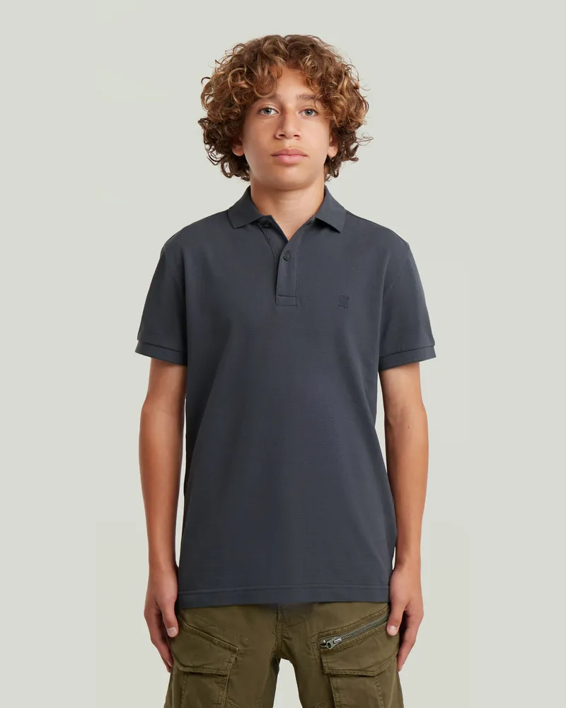 G-STAR RAW Boys Dunda Core Polo - Grau - jungen Grau