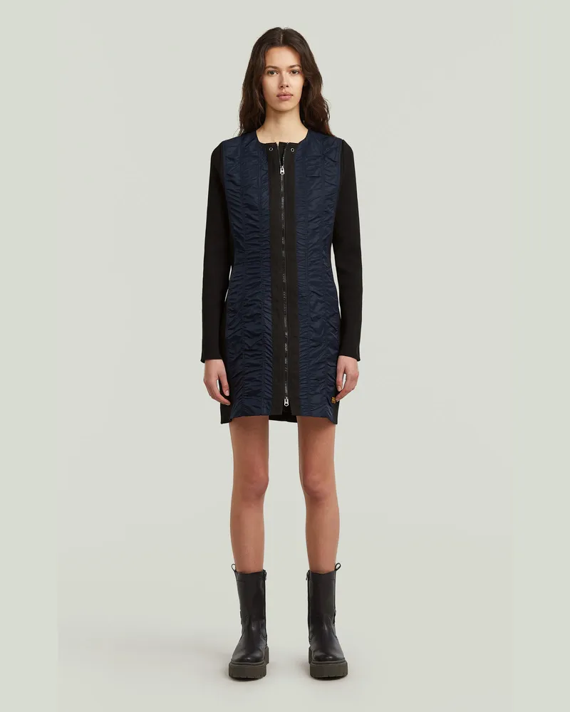 G-STAR RAW MA-1 Slim-Kleid - Dunkelblau - Damen Dunkelblau