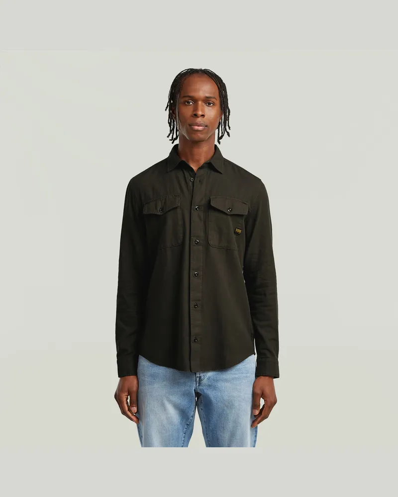G-STAR RAW Marine Slim Hemd - Grau - Herren Grau