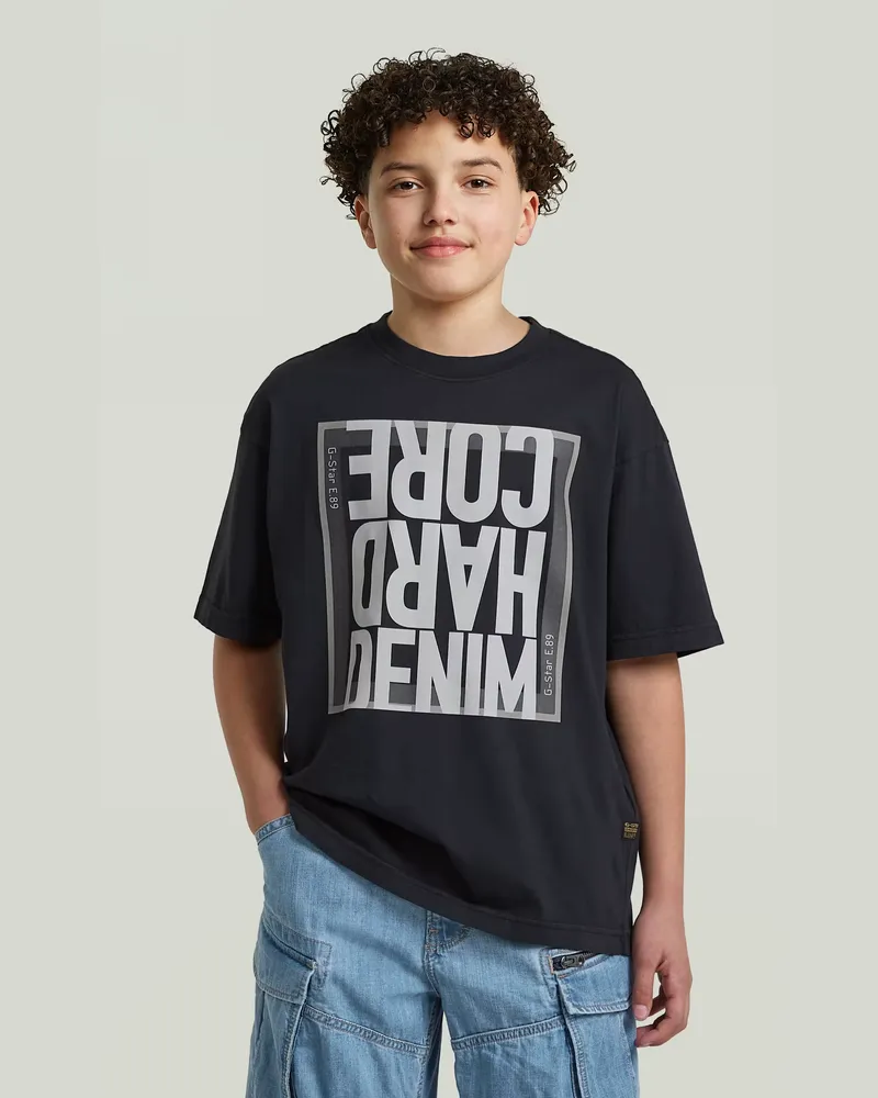 G-STAR RAW Boys Oversized T-Shirt - Dunkelblau - jungen Dunkelblau