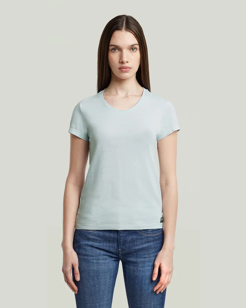 G-STAR RAW Eyben Slim Top 2.0 - Hellblau - Damen Hellblau