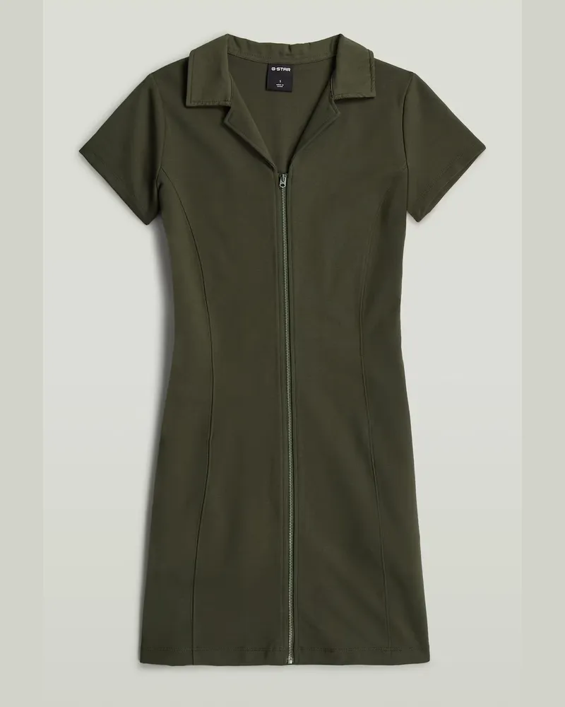 G-STAR RAW Soft Sculpt Fit Flare Dress - Grau - Damen Grau