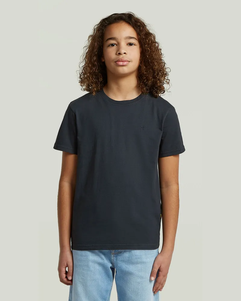 G-STAR RAW Boys Base T-Shirt - Dunkelblau - jungen Dunkelblau