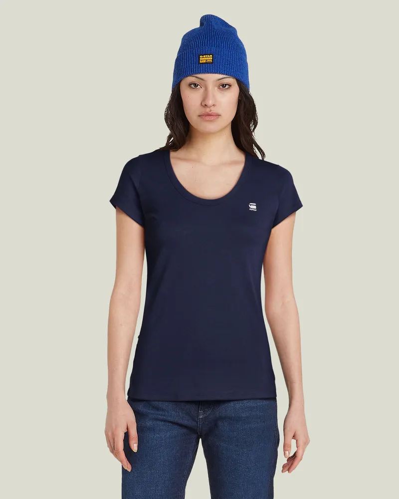 G-STAR RAW Slim Top - Dunkelblau - Damen Dunkelblau