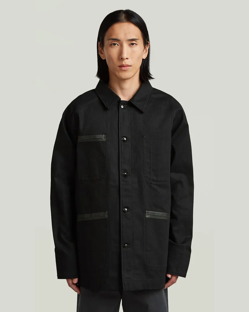 G-STAR RAW MN Selvedge Jacke - Black - Herren Black