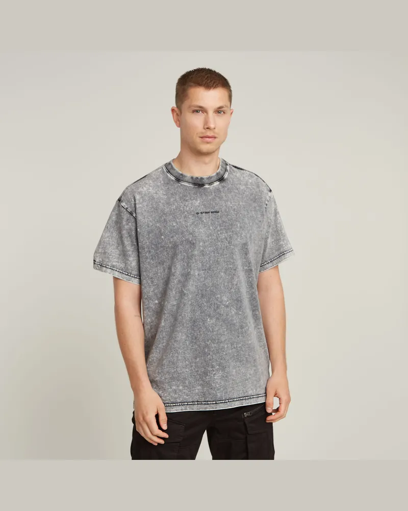 G-STAR RAW Washed Loose T-Shirt - Schwarz - Herren Schwarz