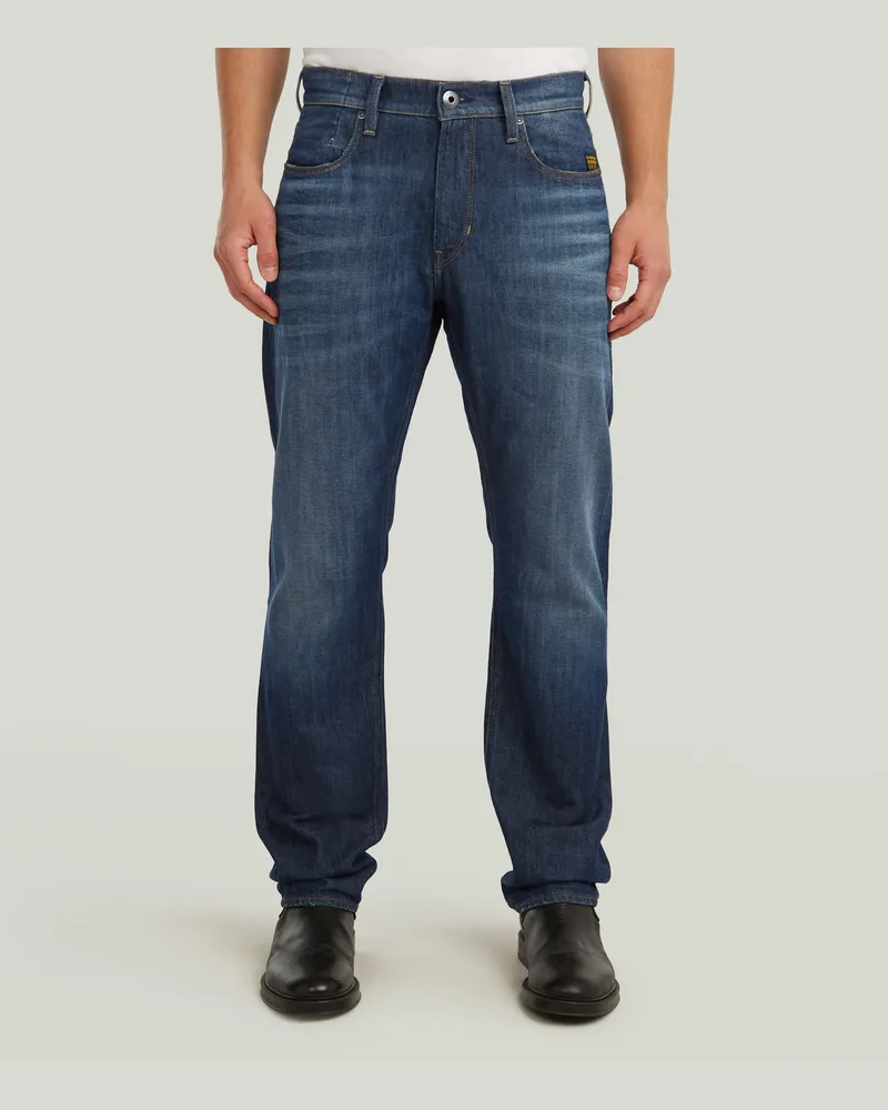 G-STAR RAW Mosa Straight Jeans - Mittelblau - Herren Mittelblau