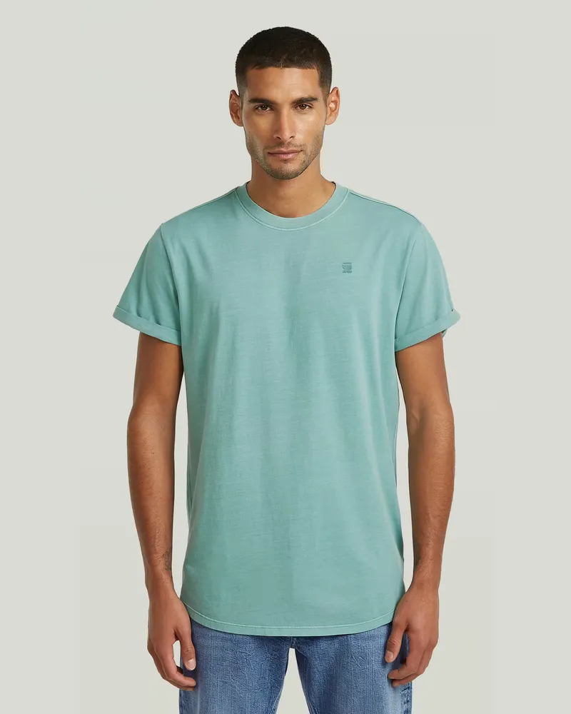 G-STAR RAW Lash T-Shirt - Mittelblau - Herren Mittelblau