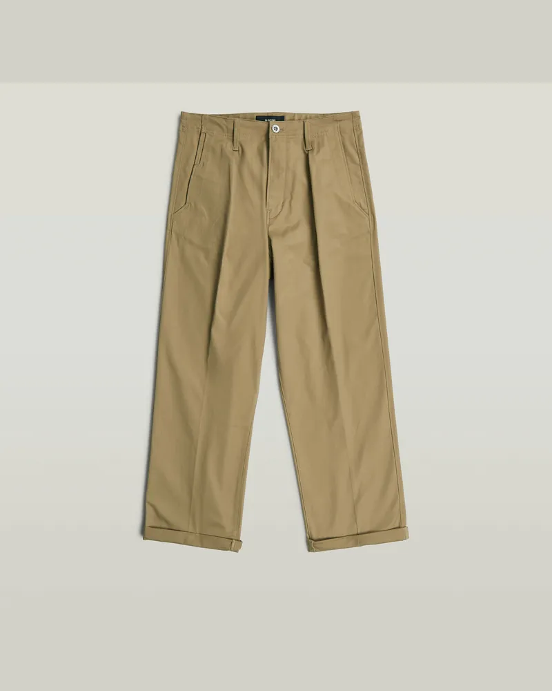 G-STAR RAW Pleated Chino Relaxed - Beige - Herren Beige
