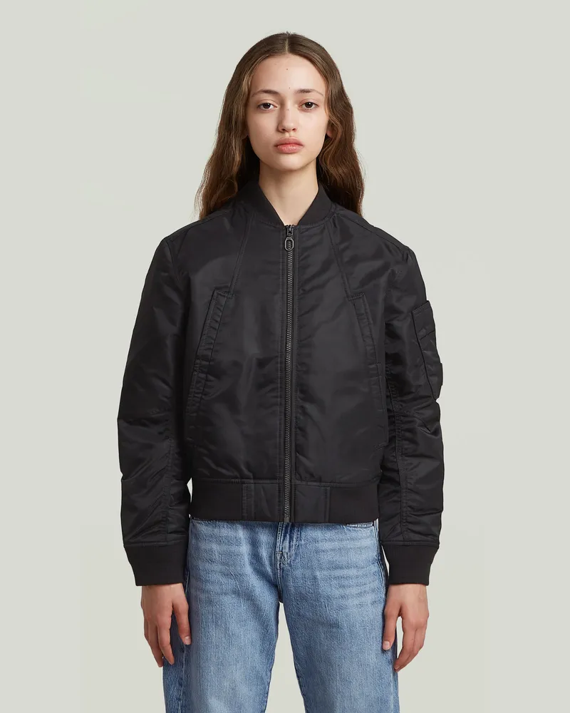 G-STAR RAW Girls Bomber Oversized Jacket - Schwarz - mädchen Schwarz