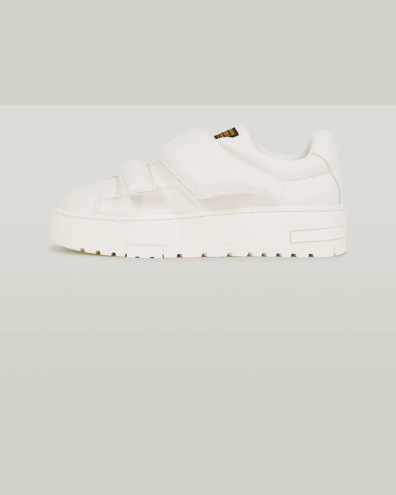 G-STAR RAW Lhana II Velcro Ledersneaker - Weiß - Damen Weiß