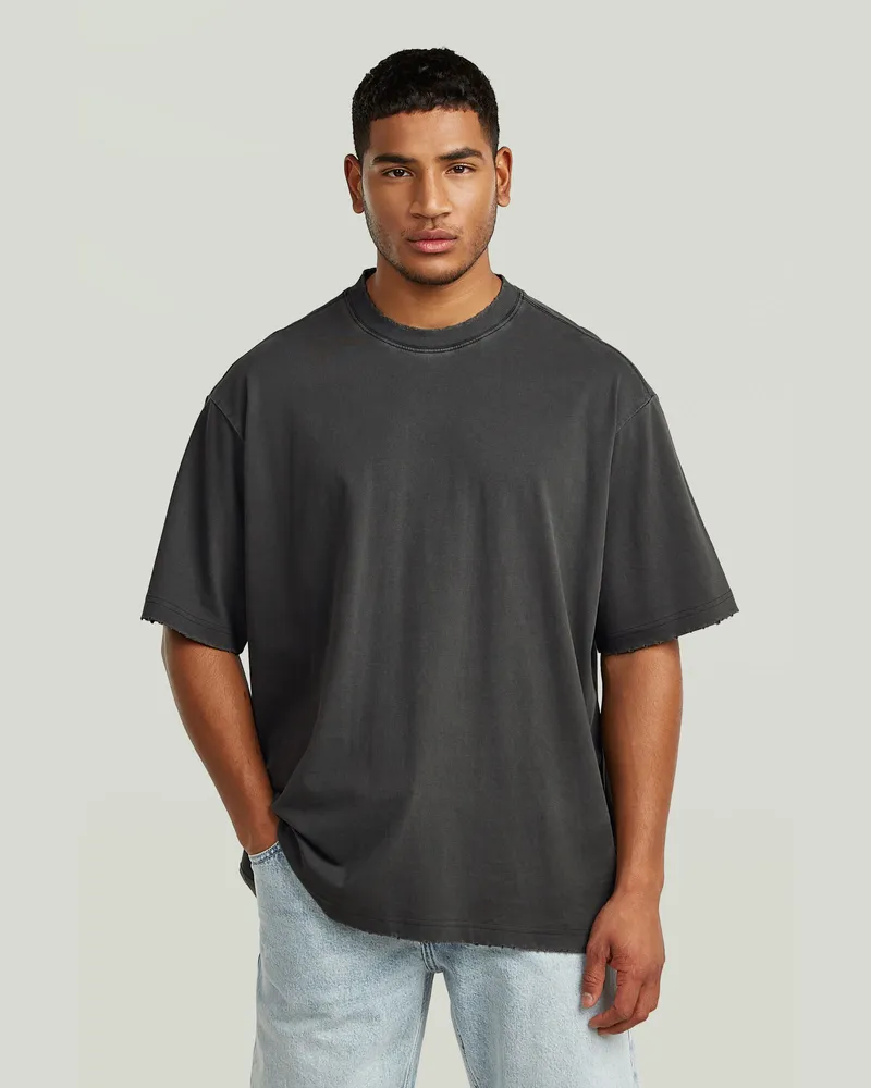 G-STAR RAW Back Graphic Loose T-Shirt - Schwarz - Herren Schwarz