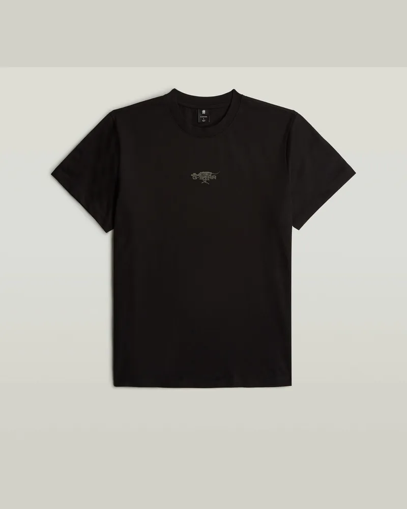 G-STAR RAW Running Dog Logo Loose T-Shirt - Schwarz - Herren Schwarz