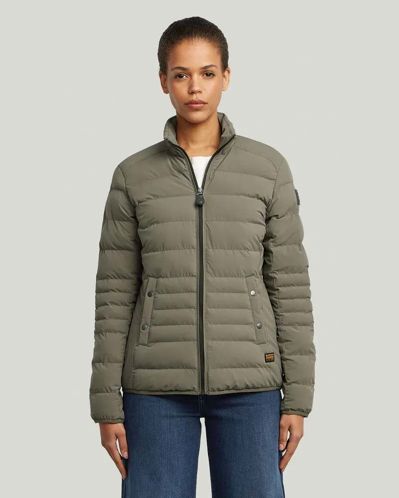 G-STAR RAW Foundation Padded Short Jacke - Braun - Damen Braun