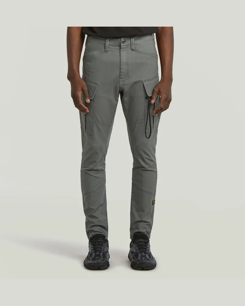 G-STAR RAW Zip Pocket 3D Skinny Cargo Hose - Grau - Herren Grau