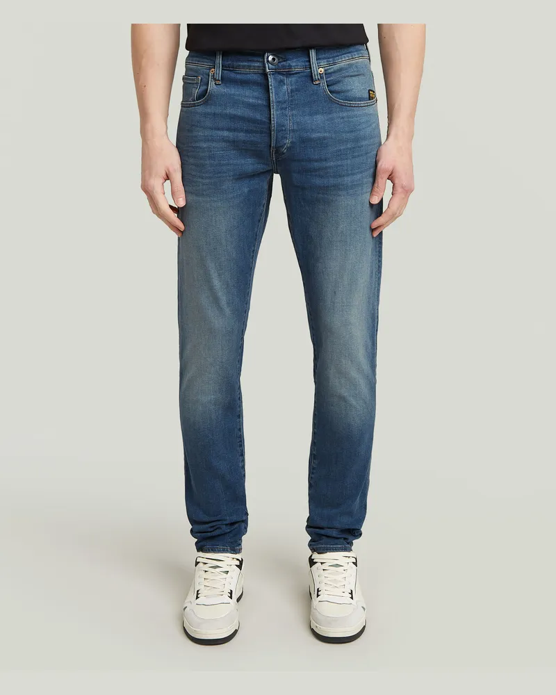 G-STAR RAW 3301 Slim Jeans - Mittelblau - Herren Mittelblau