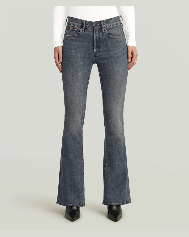 G-STAR RAW 3301 Flare Jeans - Dunkelblau - Damen Dunkelblau