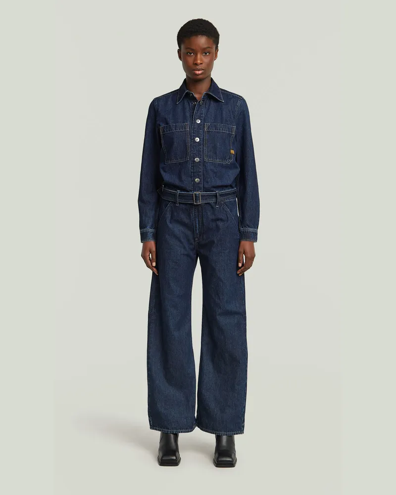 G-STAR RAW Belted 3D Loose Jumpsuit - Andere - Damen Andere