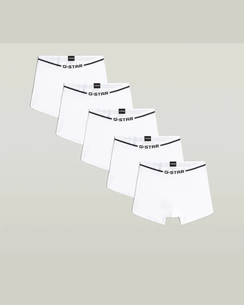 G-STAR RAW Boxer Brief 5er-Pack - Weiß - Herren Weiß