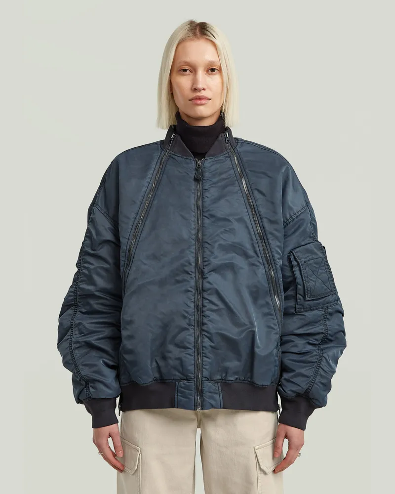 G-STAR RAW Macro Balloon Bomber - Dunkelblau - Damen Dunkelblau