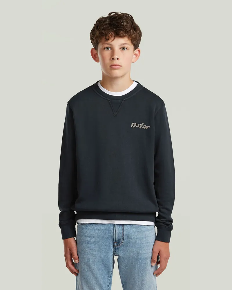 G-STAR RAW Boys Premium Core Sweatshirt - Dunkelblau - jungen Dunkelblau