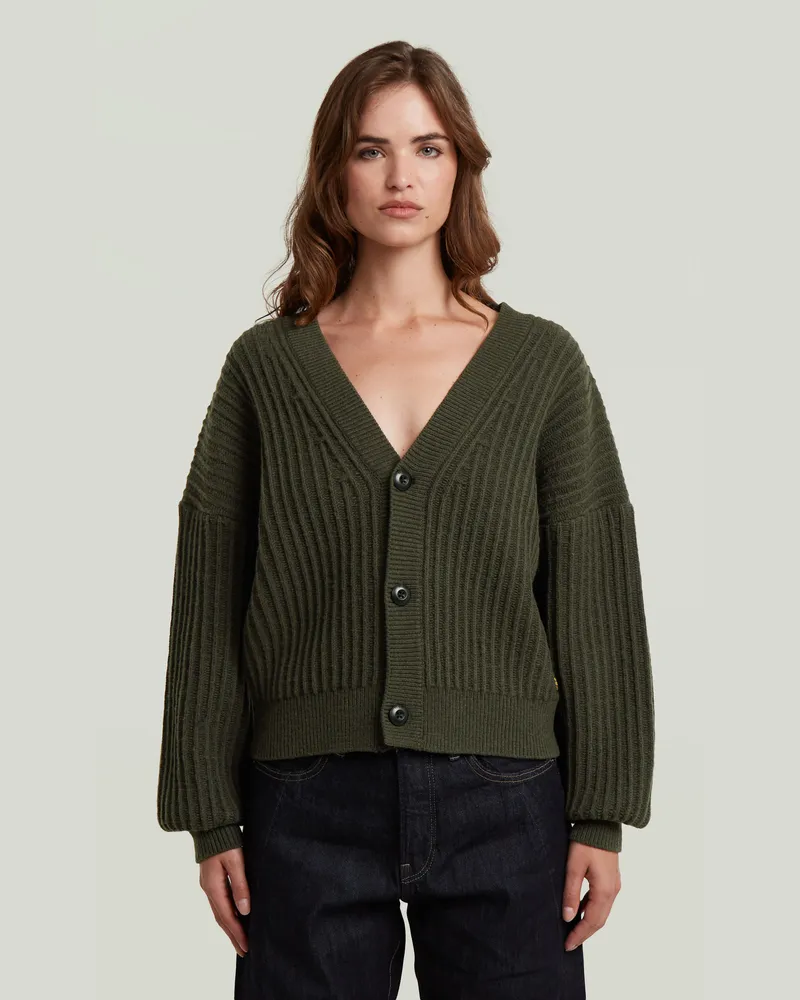 G-STAR RAW Loose Cardigan Knit - Grau - Damen Grau