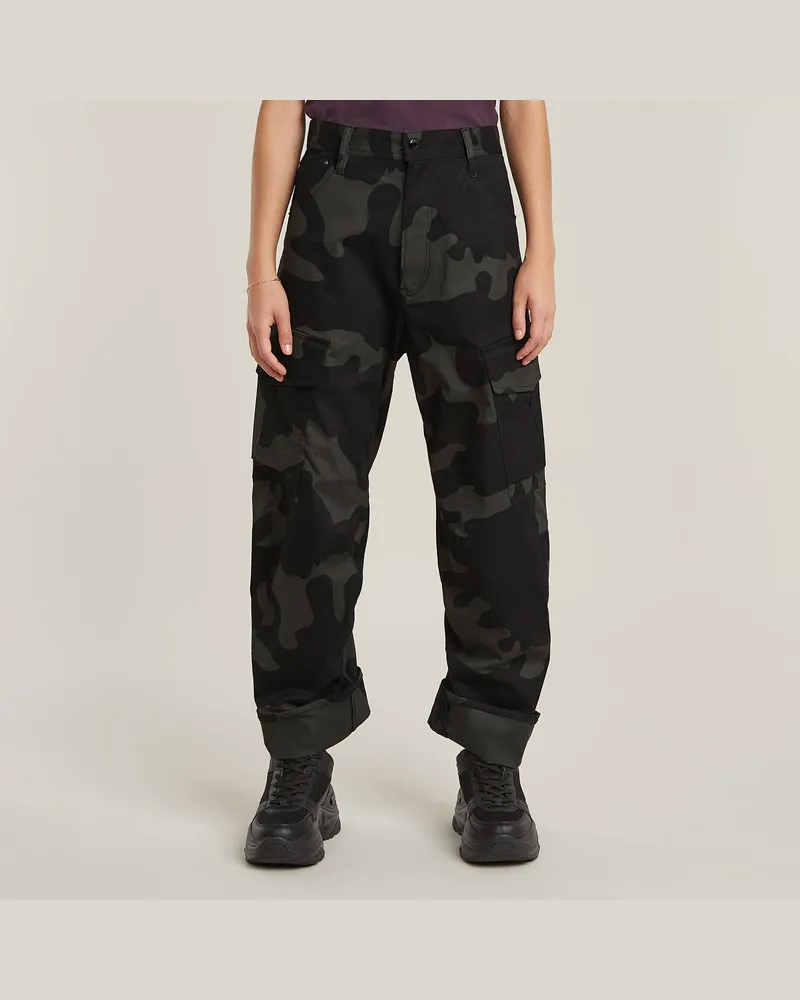 G-STAR RAW Cargohose 3D Boyfriend - Mehrfarbig - Damen Mehrfarbig