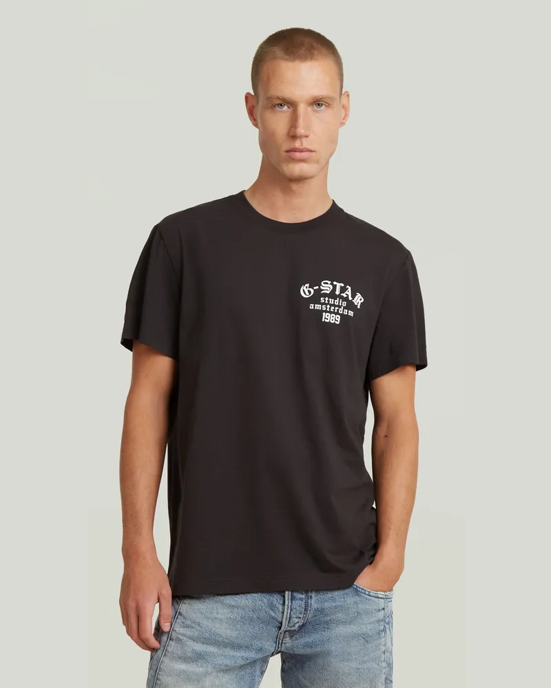 G-STAR RAW Studio AMS T-Shirt - Schwarz - Herren Schwarz