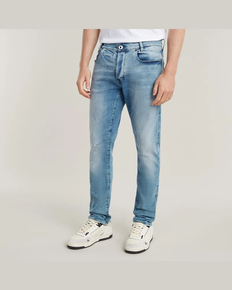 G-STAR RAW D-Staq 5-Pocket Slim Jeans - Mittelblau - Herren Mittelblau
