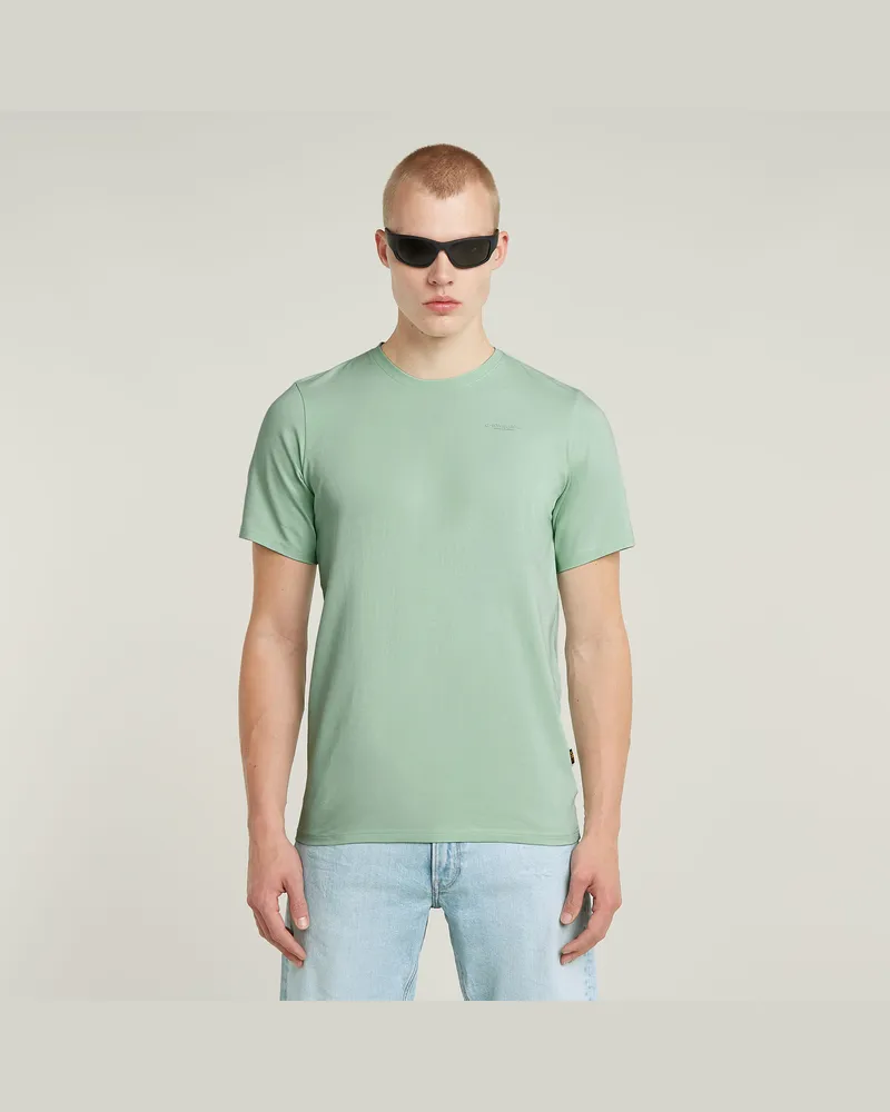 G-STAR RAW Slim Base T-Shirt - Grün - Herren Grün