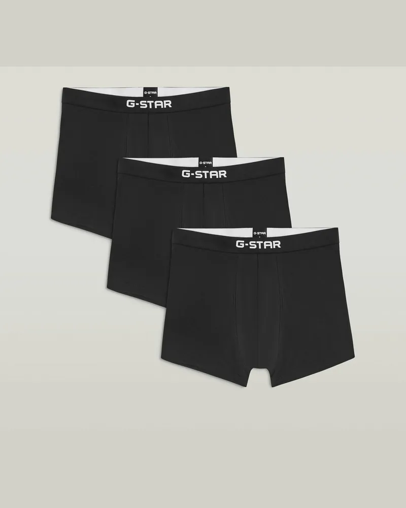 G-STAR RAW Boxer Briefs 3er-Pack - Schwarz - Herren Schwarz