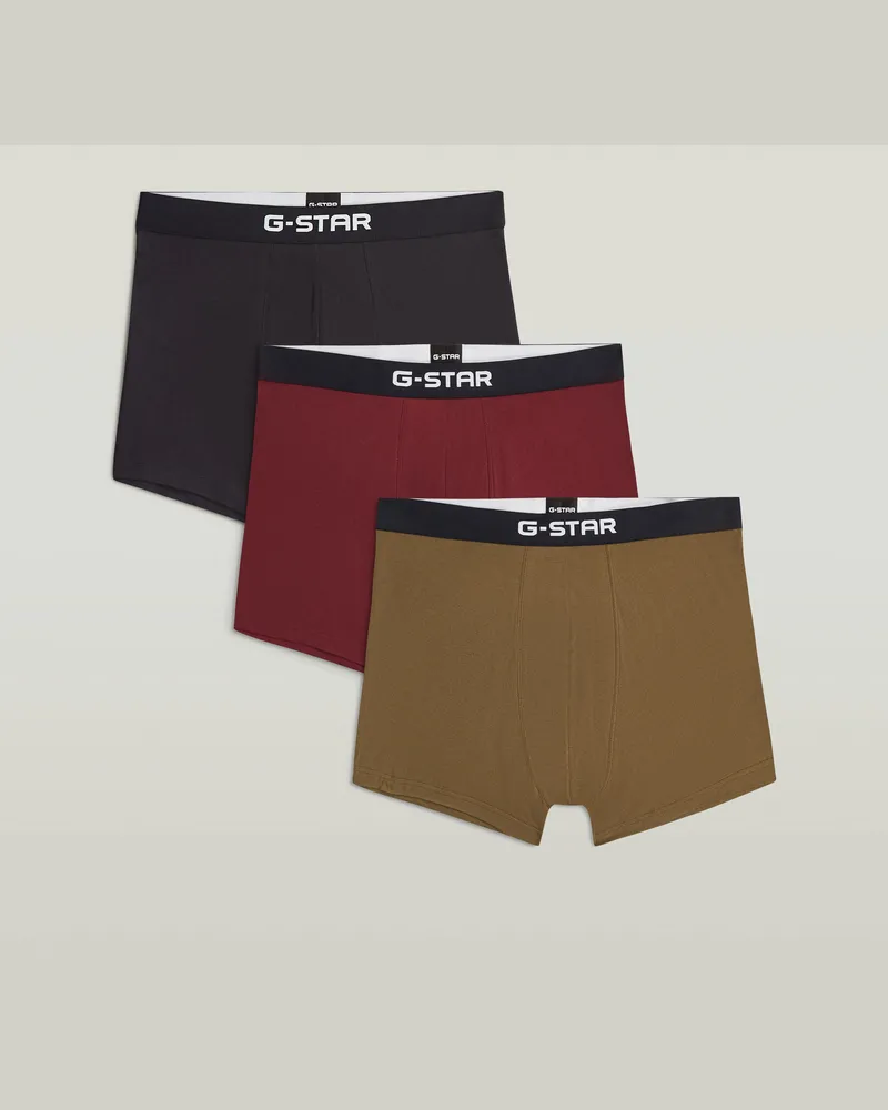 G-STAR RAW Boxer Briefs 3er-Pack - Schwarz - Herren Schwarz