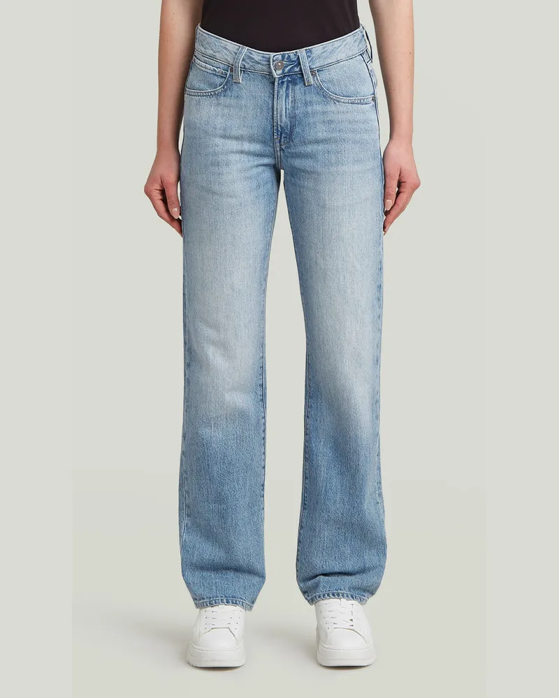 G-STAR RAW G-Straight Jeans - Hellblau - Damen Hellblau
