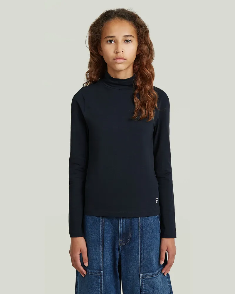 G-STAR RAW Girls Slim Top - Dunkelblau - mädchen Dunkelblau