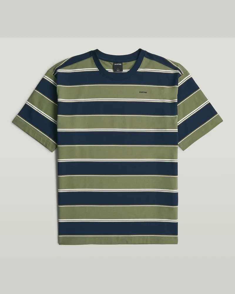 G-STAR RAW Striped Relaxed T-Shirt - Mehrfarbig - Herren Mehrfarbig