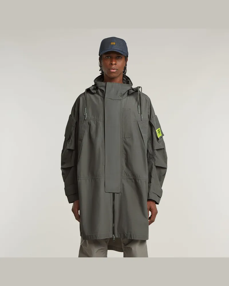 G-STAR RAW Balloon Shell Parka - Grau - Herren Grau