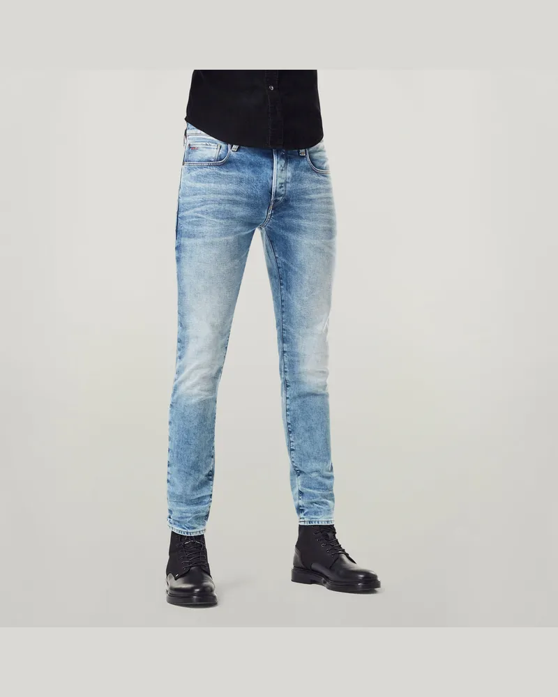 G-STAR RAW 3301 Slim Jeans - Hellblau - Herren Hellblau