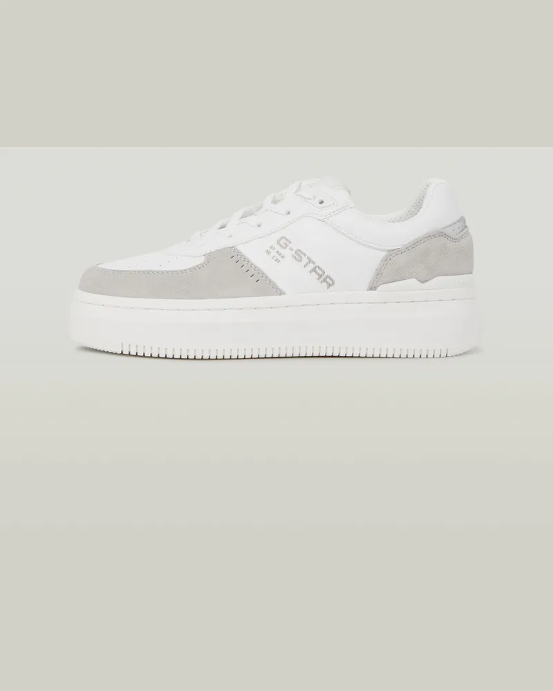 G-STAR RAW Eve BSC LEA Sneaker - Weiß - Damen Weiß