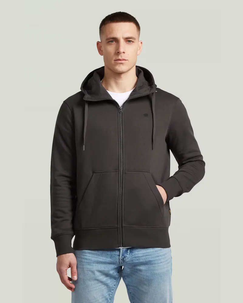 G-STAR RAW G' Hooded Zip Sweatshirt - Grau - Herren Grau