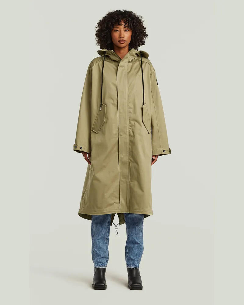 G-STAR RAW Rovic Loose Parka - Grün - Damen Grün