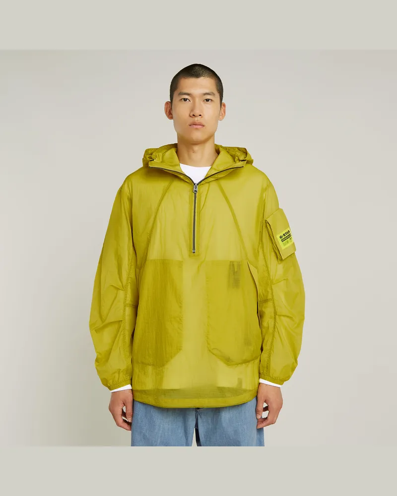 G-STAR RAW Lightweight verstaubarer Anorak - Grün - Herren Grün