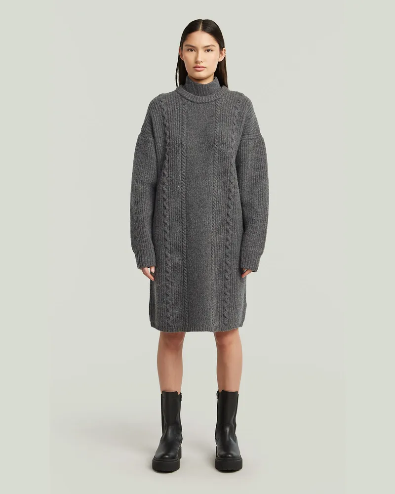 G-STAR RAW Cable Knit Kleid - Mehrfarbig - Damen Mehrfarbig
