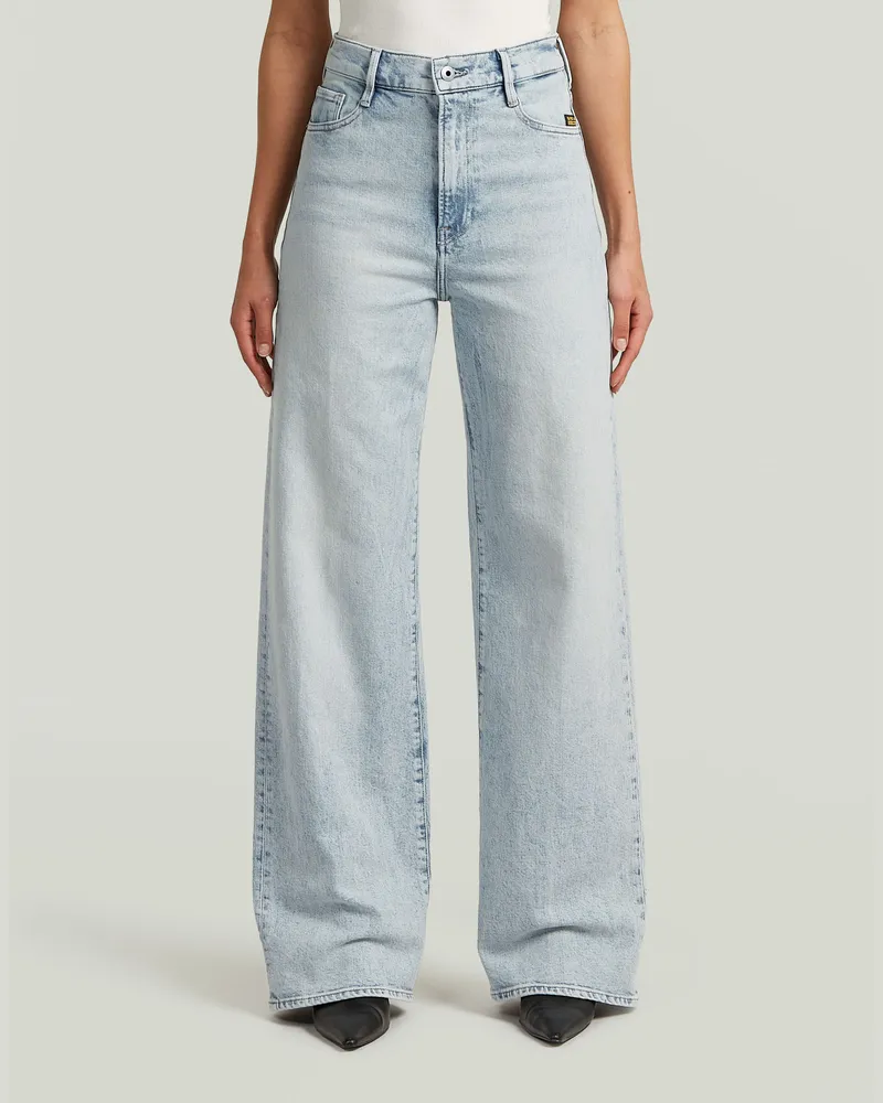 G-STAR RAW Deck 2.0 High Loose Jeans - Hellblau - Damen Hellblau