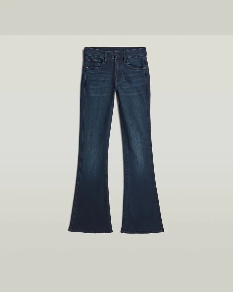 G-STAR RAW 3301 Flare Jeans - Dunkelblau - Damen Dunkelblau