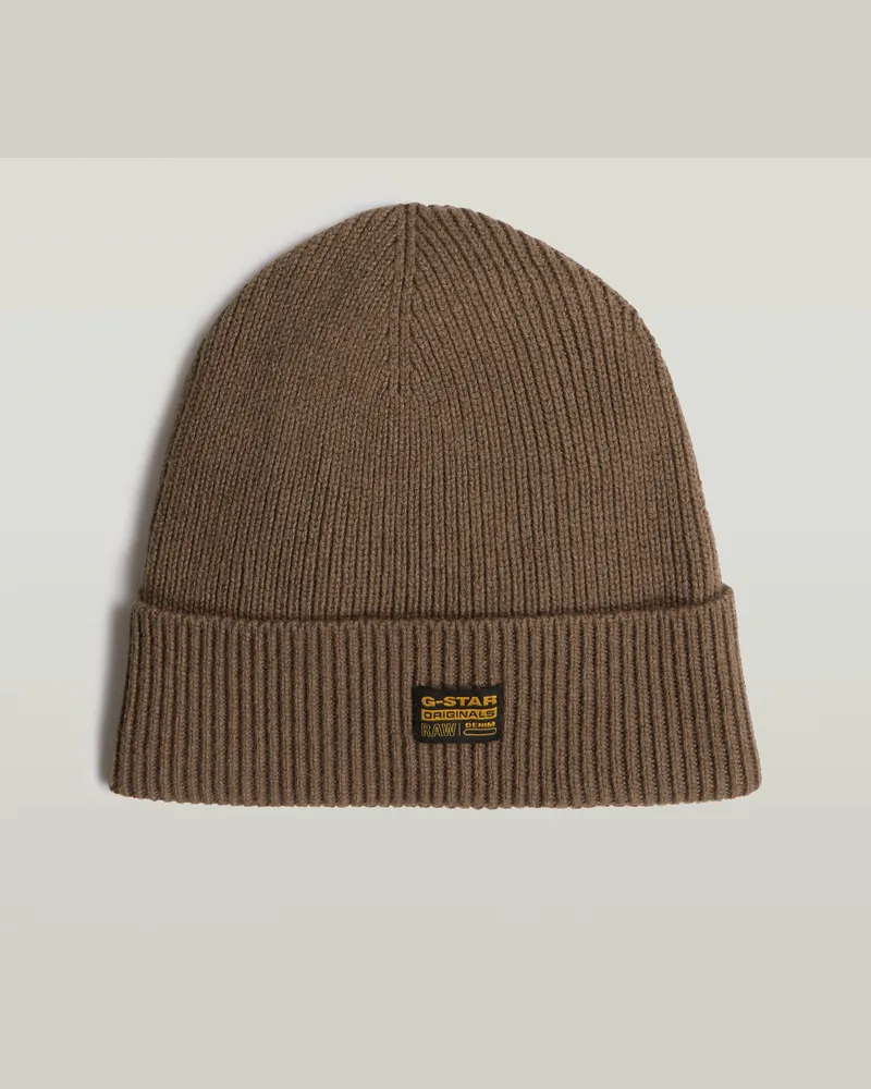 G-STAR RAW Geffo Long Beanie - Braun - Herren Braun