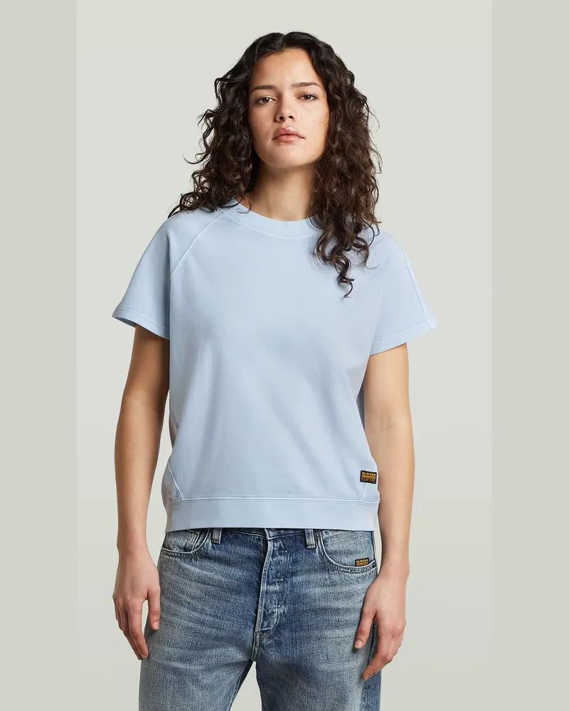 G-STAR RAW Raglan T-Shirt - Hellblau - Damen Hellblau